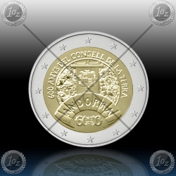 ANDORRA 2 EURO 2019 (Consell de la Terra) UNC